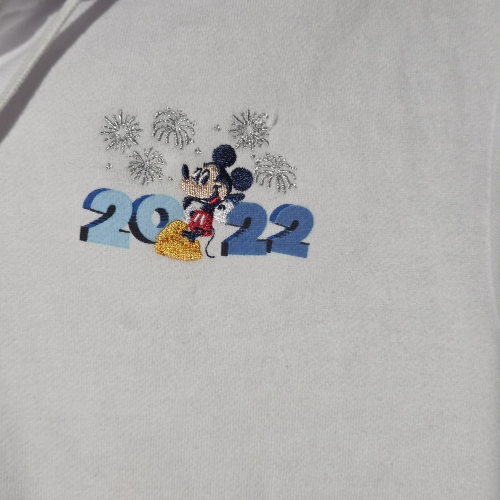 2022 DisneyLand Resort Mickey Mouse and Friends Hoodie Size L Embroidered - Picture 5 of 11